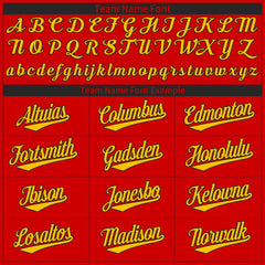 Custom Red Two Tone Fashion Baseball Jersey Authentic Hip Hop Sportswear Shirt