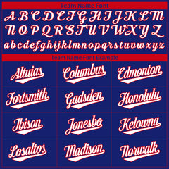 Custom Royal Two Tone Fashion Baseball Jersey Authentic Hip Hop Sportswear Shirt