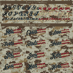 Custom National Flag Camo Fans Special Edition Authentic Stitched Vintage Baseball Jersey