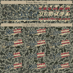 Custom National Flag Camo Fans Special Edition Authentic Vintage Baseball Jersey For Men Women Boy