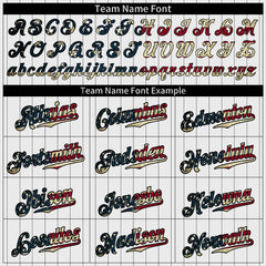 Custom White National Flag Pinstripe Fans Special Edition Authentic Vintage Baseball Jersey