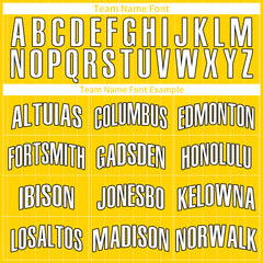 Custom Yellow Basketball Jersey Sports Training Shirts