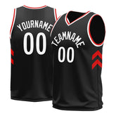 Custom Black Basketball Jersey Athletic Sports Shirts For Aldult Youths
