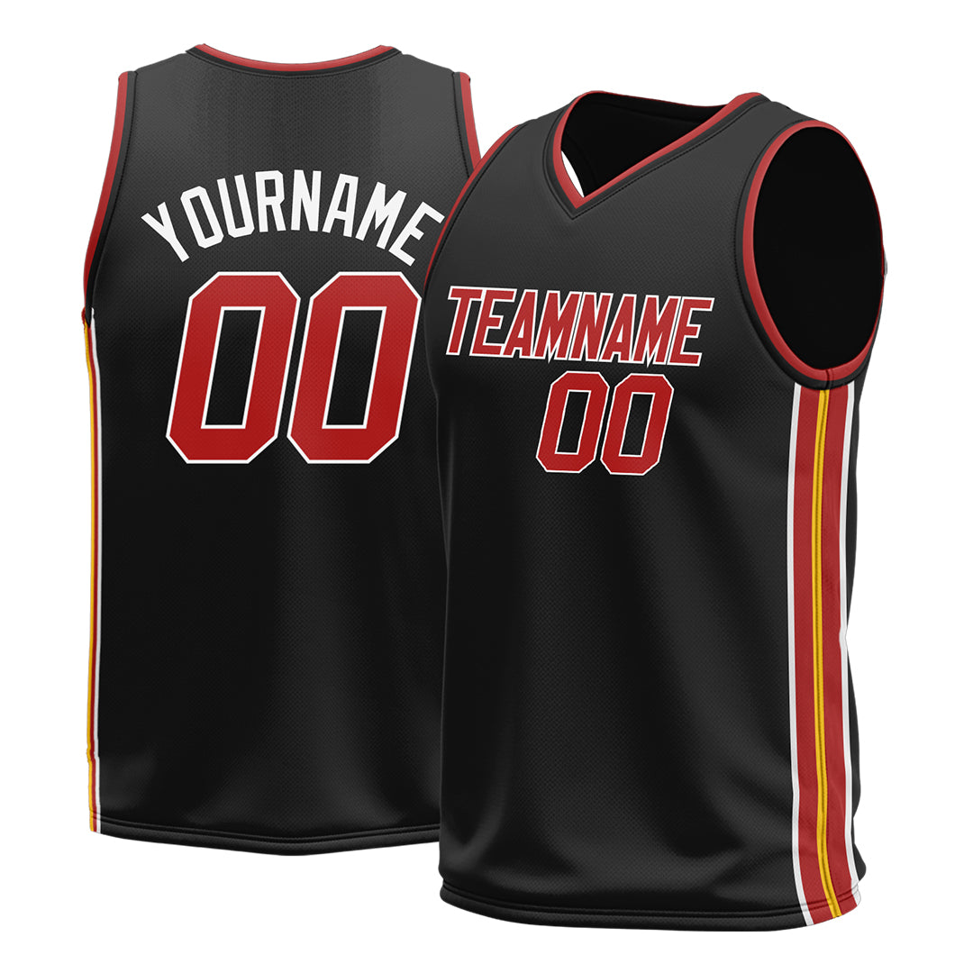 Custom Black Basketball Jersey Design Your Own Mesh Athletic Performance Shirts