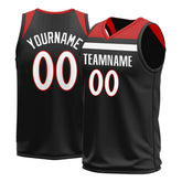 Custom Black Basketball Jersey Mesh Athletic Sports Shirts Design Your Own