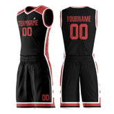 Custom Black Basketball Uniform Personailzed Printed Athletic Mesh Jersey