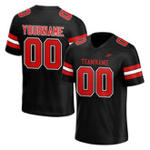 Custom Black Football Jersey Print Name Number Logo American Special Fans Edition Design Shirts