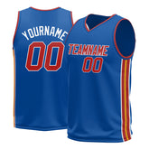 Custom Blue Basketball Jersey Design Your Own Mesh Athletic Performance Shirts