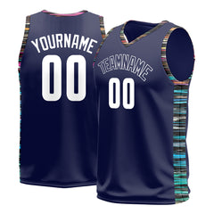 Custom Blue Basketball Jersey Design Your Own Mesh Athletic Sport Shirts