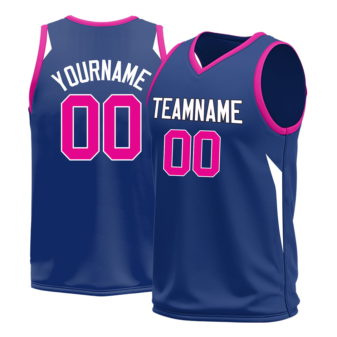 Custom Blue Basketball Jersey Design Your Own Mesh Sportswear Shirts