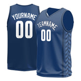Custom Blue Basketball Jersey Mesh Athletic City Team Sport Shirts