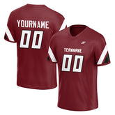 Custom Burgundy American Football Jersey Special Fans Edition Athletic Sportwear Shirts