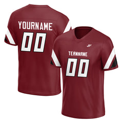 Custom Burgundy American Football Jersey Special Fans Edition Athletic Sportwear Shirts