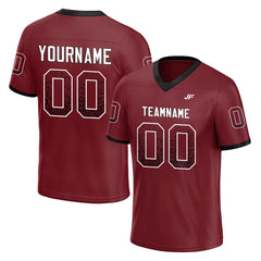 Custom Burgundy Football Jersey Special Fans Edition Design Athletic Sportwear Shirts