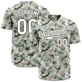 Custom Camo Baseball Jersey Full Button Down Fans Special Edition Authentic Shirt