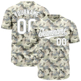 Custom Camo Baseball Jersey Full Button Down Fans Special Edition Shirt