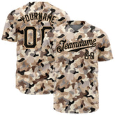 Custom Digital Camo Baseball Jersey Full Button Down Fans Special Authentic Neck Shirt