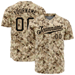 Custom Digital Camo Baseball Jersey Full Button Down Fans Special Authentic Neck T Shirt