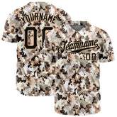 Custom Digital Camo Baseball Jersey Full Button Down Fans Special Edition T Shirt