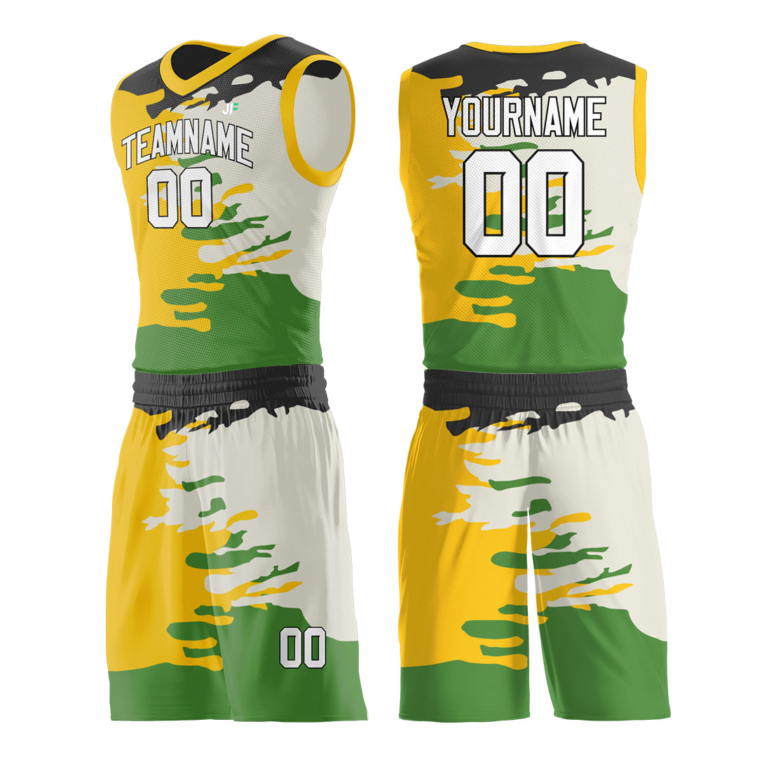 Custom Graffiti Pattern Aqua Basketball Uniform Personailzed Printed Athletic Sports Mesh Jersey