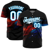 Custom Graffiti Pattern Baseball Jersey Full Button Down Fans Special Edition Authentic Casual Top Shirt