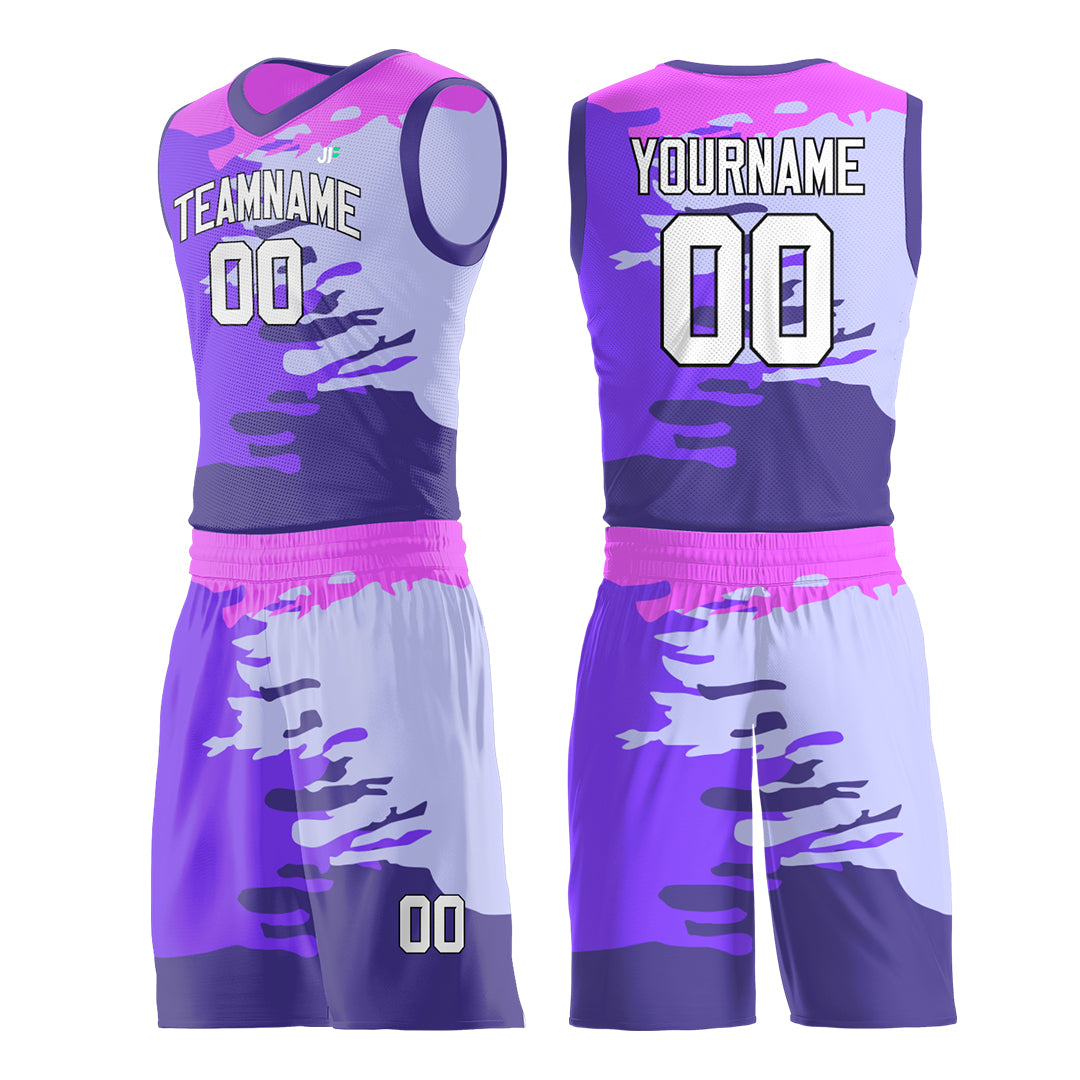 Custom Graffiti Pattern Basketball Uniform Personailzed Printed Athletic Sport Mesh Jersey