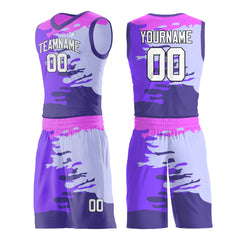 Custom Graffiti Pattern Basketball Uniform Personailzed Printed Athletic Sport Mesh Jersey