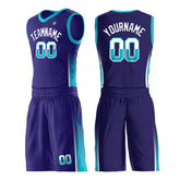 Custom Navy Basketball Uniform Design Your Own Print Athletic V Neck Mesh Jersey Design Your Own