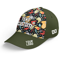 Custom Olive Baseball Cap Casual Adjustable Hat Ideal for Business Events and Gifts