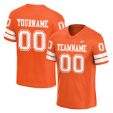 Custom Orange American Football Jersey Athletic Special Fans Edition Sportwear Shirt