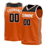 Custom Orange Basketball Jersey Athletic Sports Shirts Design Your Own