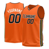 Custom Orange Basketball Jersey Design Your Own Mesh Athletic Performance Shirts