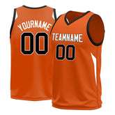 Custom Orange Basketball Jersey Design Your Own Mesh Sportswear Shirts