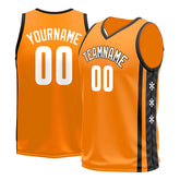 Custom Orange Basketball Jersey Mesh Athletic City Team Sport Shirts