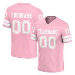 Custom Pink American Football Jersey Athletic Special Fans Edition Sportwear Shirt