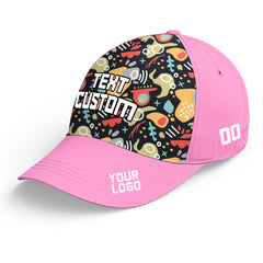 Custom Pink Baseball Cap Casual Adjustable Hat Ideal for Business Events and Gifts