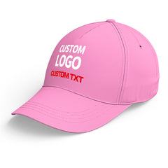 Custom Pink Baseball Cap Funny Sex Instructor Creative Casual Adjustable Hat For Men Women