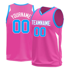 Custom Pink Basketball Jersey Design Your Own Mesh Sportswear Shirts