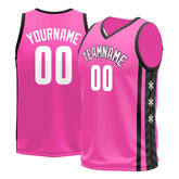 Custom Pink Basketball Jersey Mesh Athletic City Team Sport Shirts