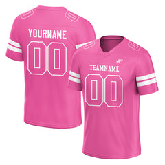 Custom Pink Football Jersey American Special Fans Edition Design Athletic Sportwear Shirts
