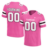 Custom Pink Football Jersey Print Name Number Logo American Special Fans Edition Design Shirts