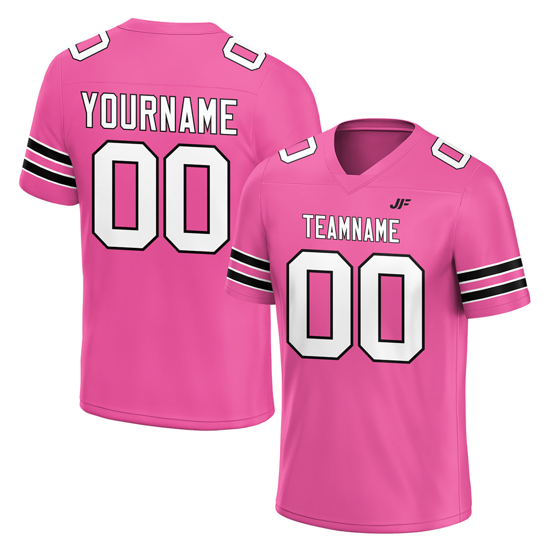 Custom Pink USA Football Jersey Athletic Special Fans Edition Sportwear Shirt