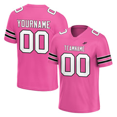 Custom Pink USA Football Jersey Athletic Special Fans Edition Sportwear Shirt