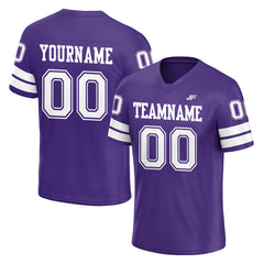 Custom Purple American Football Jersey Athletic Special Fans Edition Sportwear Shirt
