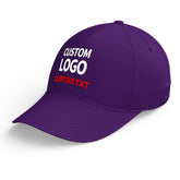 Custom Purple Baseball Cap Funny Sex Instructor Creative Casual Adjustable Hat For Men Women