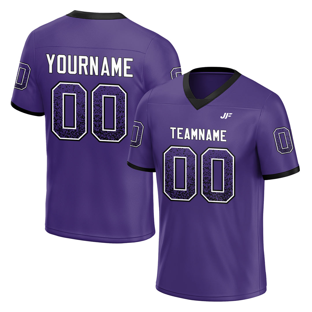 Custom Purple Football Jersey Special Fans Edition Design Athletic Sportwear Shirts