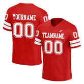Custom Red American Football Jersey Athletic Special Fans Edition Sportwear Shirt