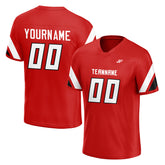 Custom Red American Football Jersey Special Fans Edition Athletic Sportwear Shirts