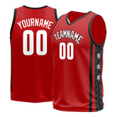 Custom Red Basketball Jersey Mesh Athletic City Team Sport Shirts