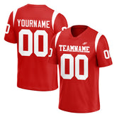Custom Red Football Jersey Athletic Special Fans Edition Shirt